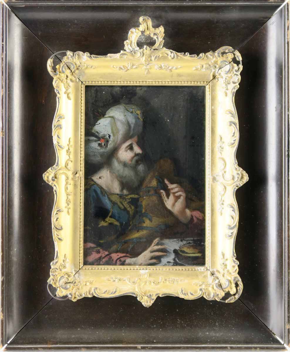 Podmalba - Mudrc v turbanu