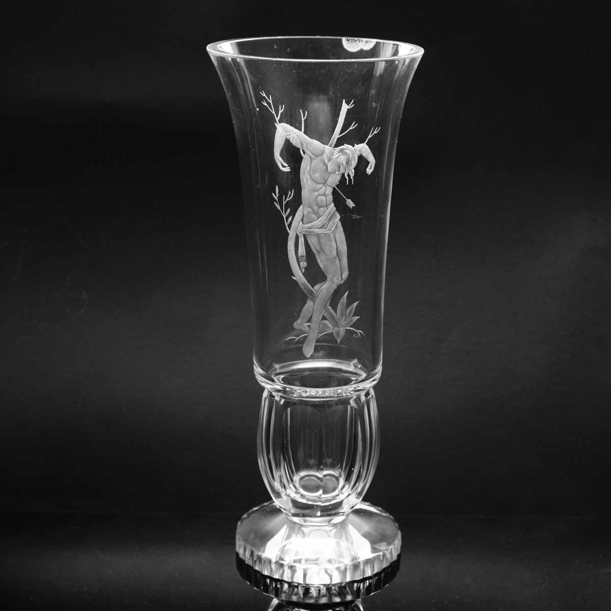 Váza se sv. Šebastiánem - Oertel