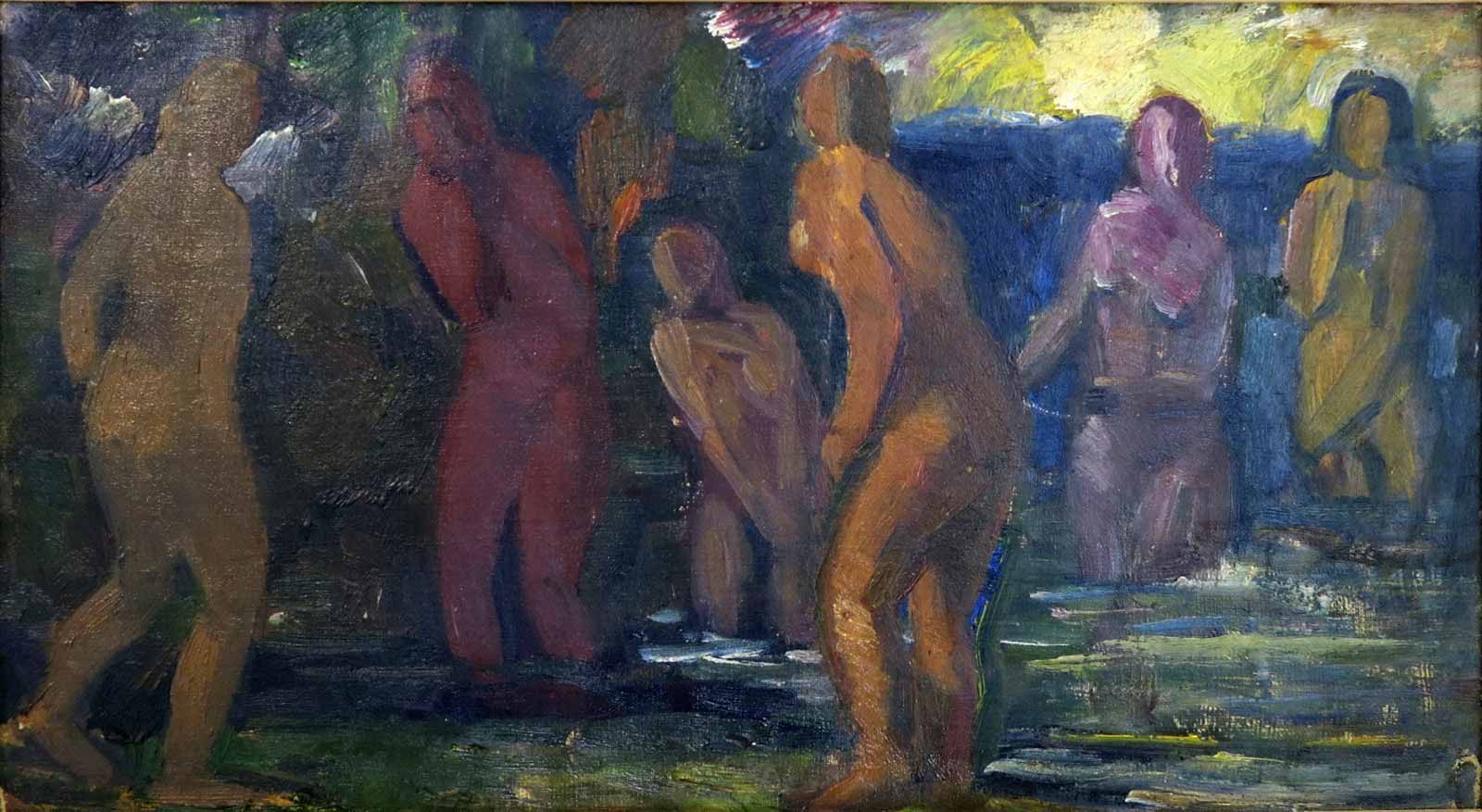 Alois Bílek - Koupání