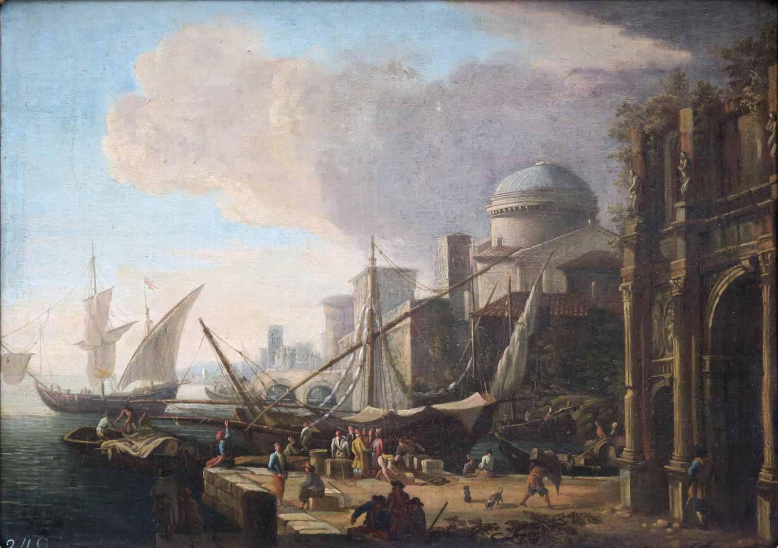 Severoitalský malíř 2. pol. 18. století - Ideální přístav