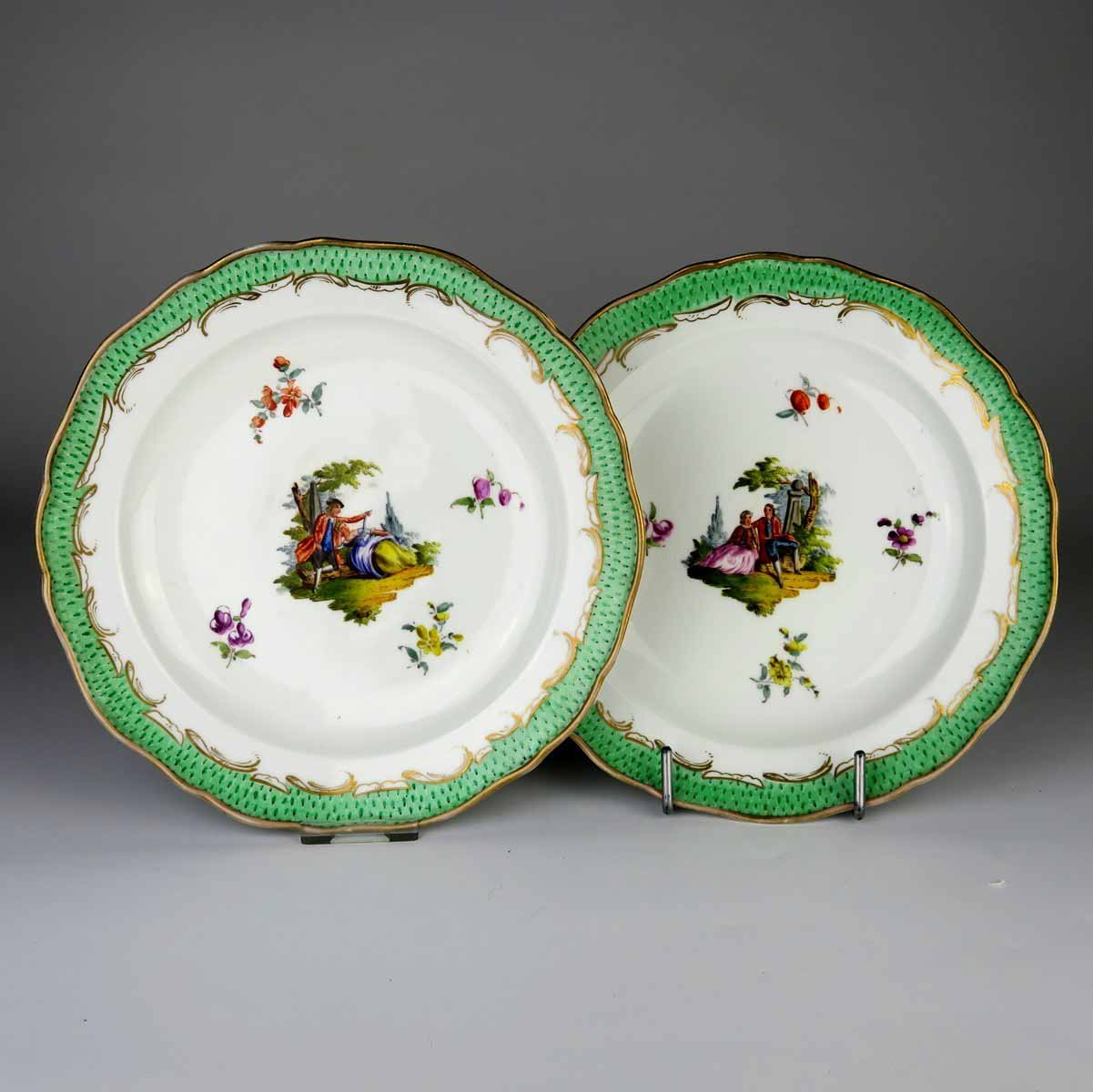 Pár talířů - Míšeň