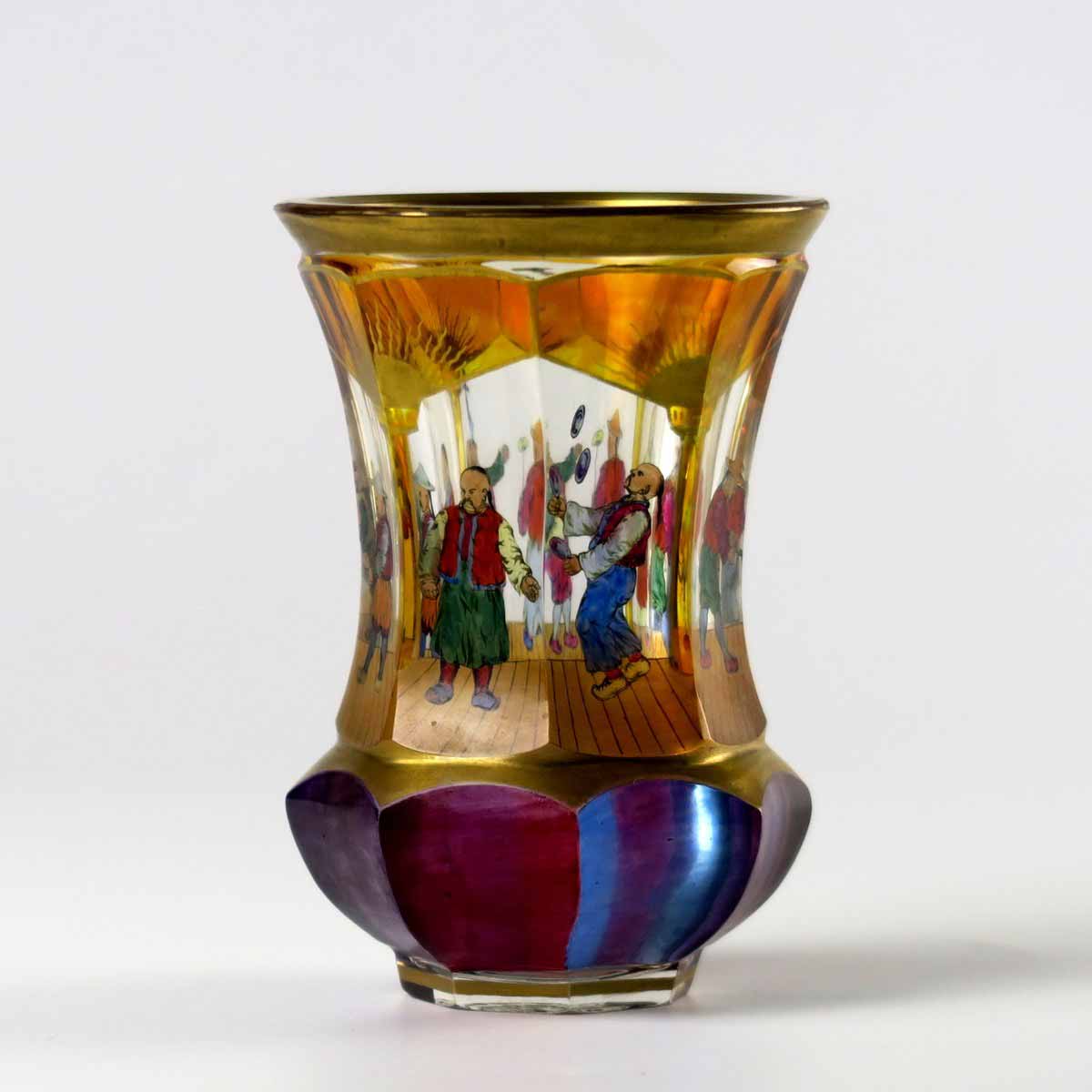 Biedermeierová číška - Egermann