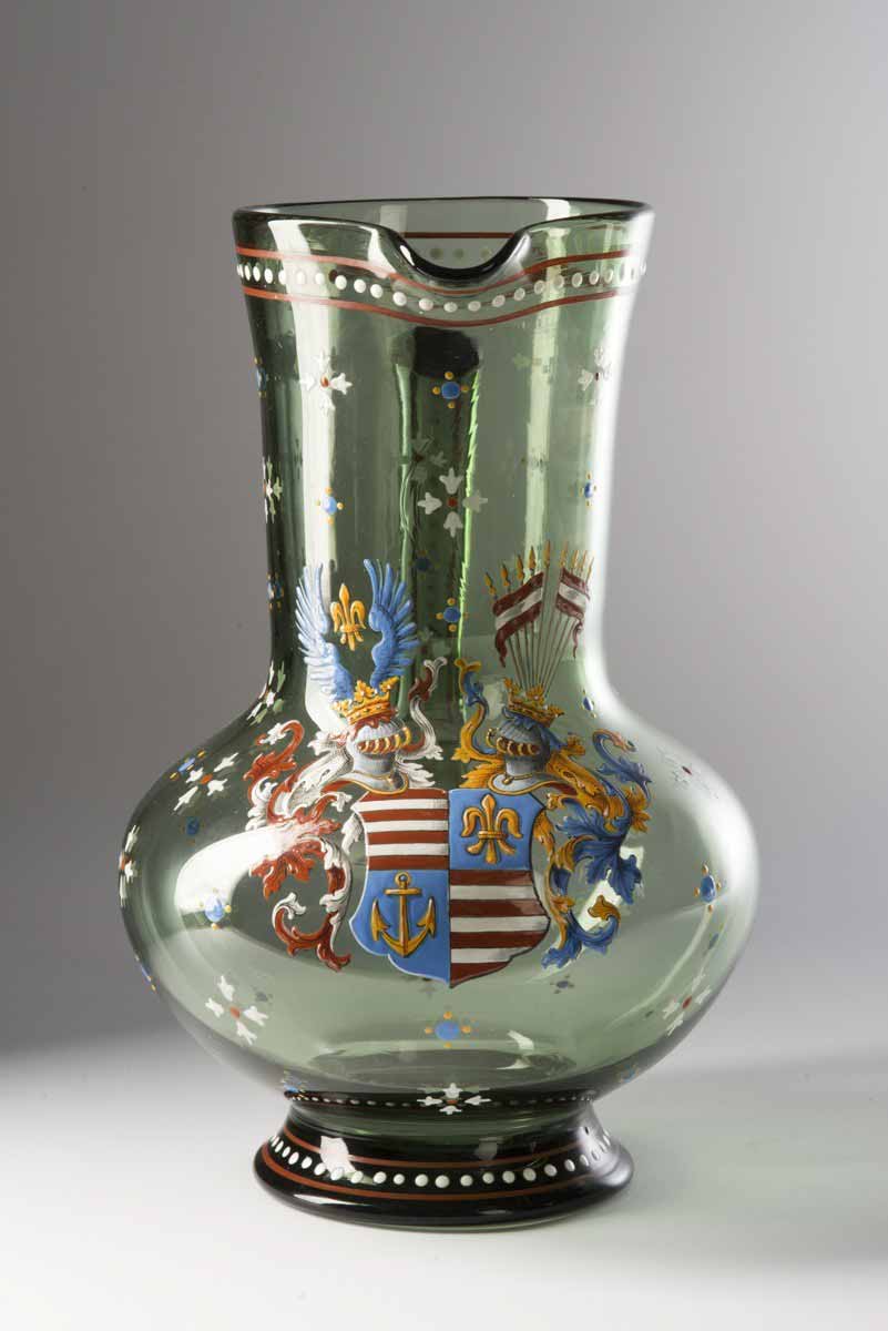 Džbán s erbem - Lobmeyr