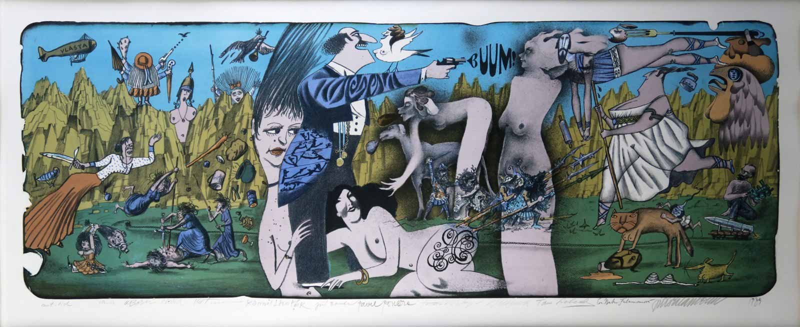 Adolf Born, Kamil Lhoták, Jiří Šalamoun, Cyril Bouda a další