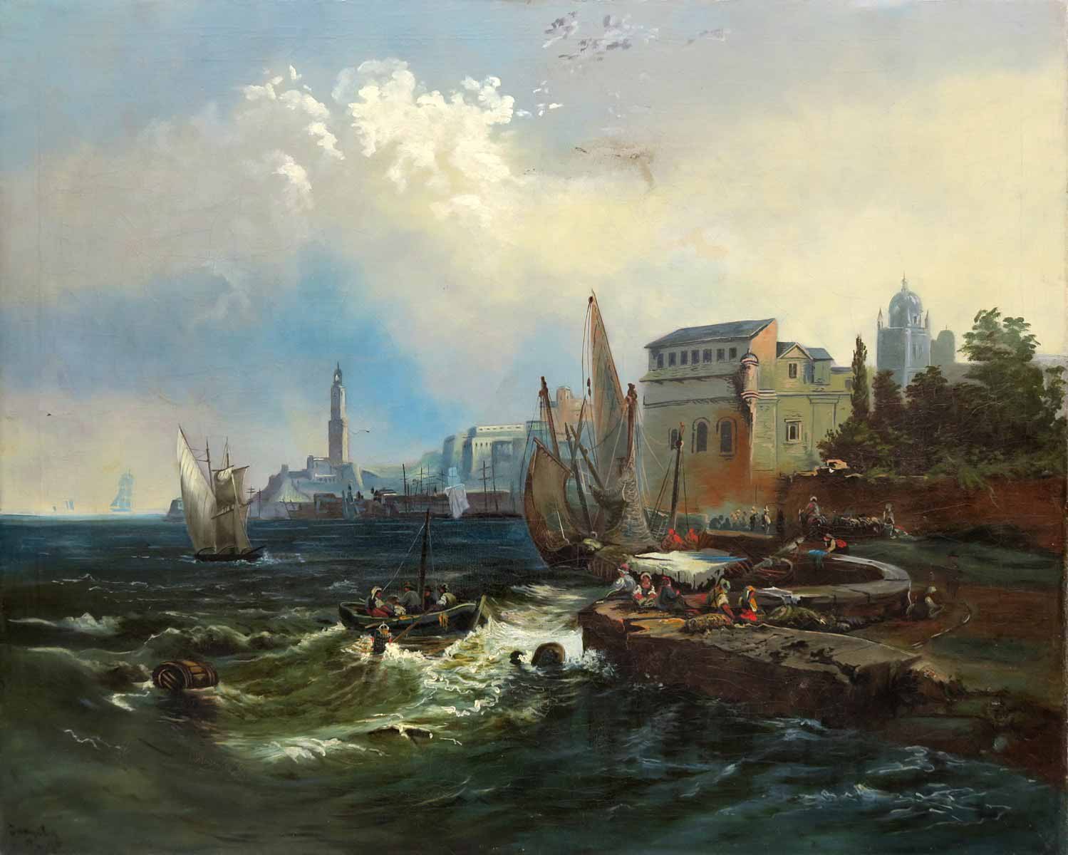 Italský malíř konce 19. století