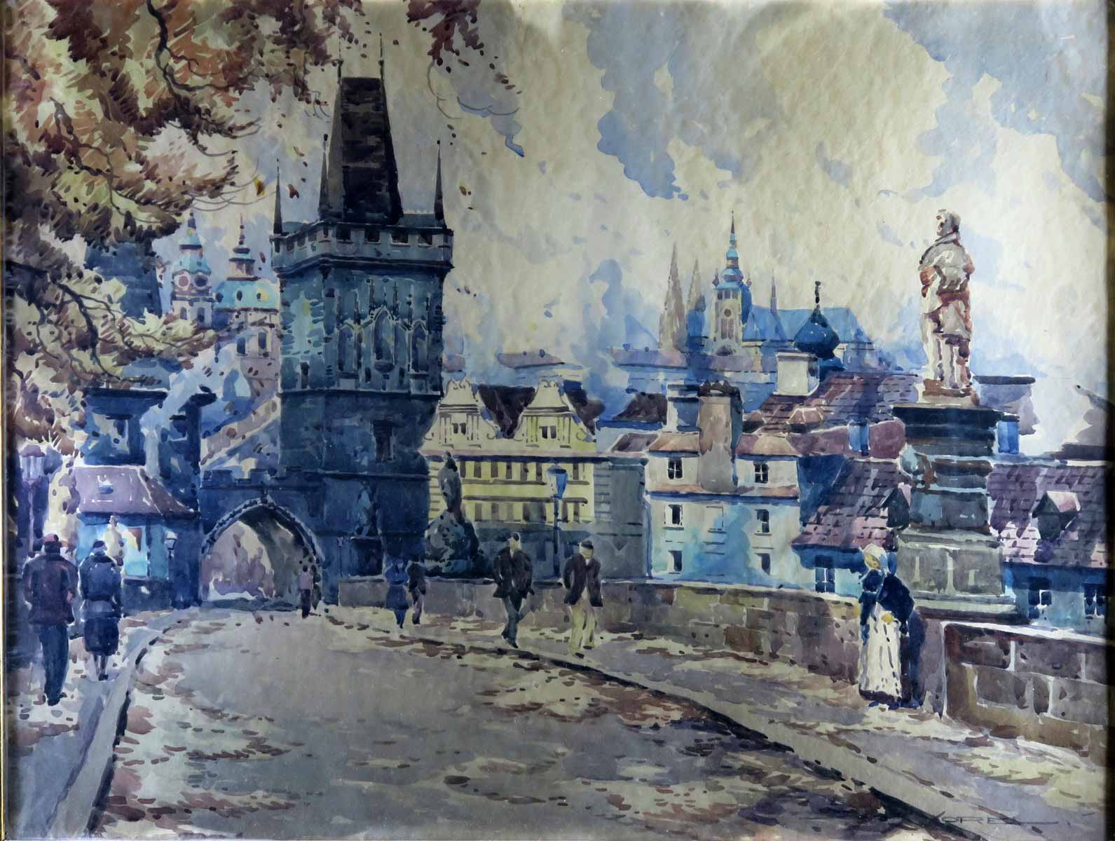 Josef Vorel (1897) | Praha - Karlův most
