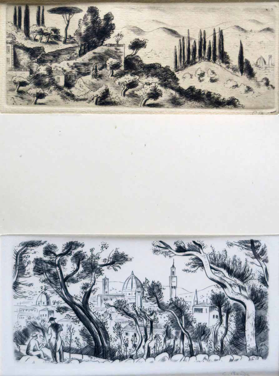 Cyril Bouda (1901 - 1984) | Pohled na Florencii, Italská krajina
