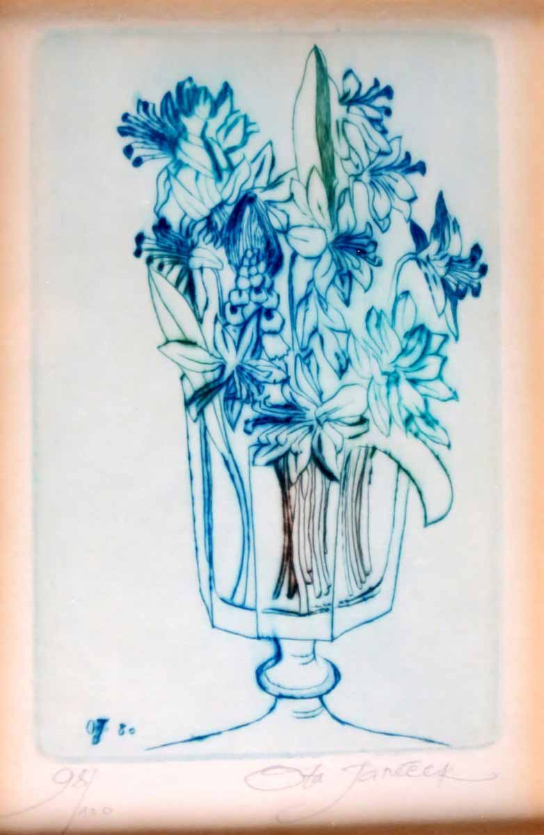 Ota Janeček (1919 - 1996) | Kytice ve sklenici