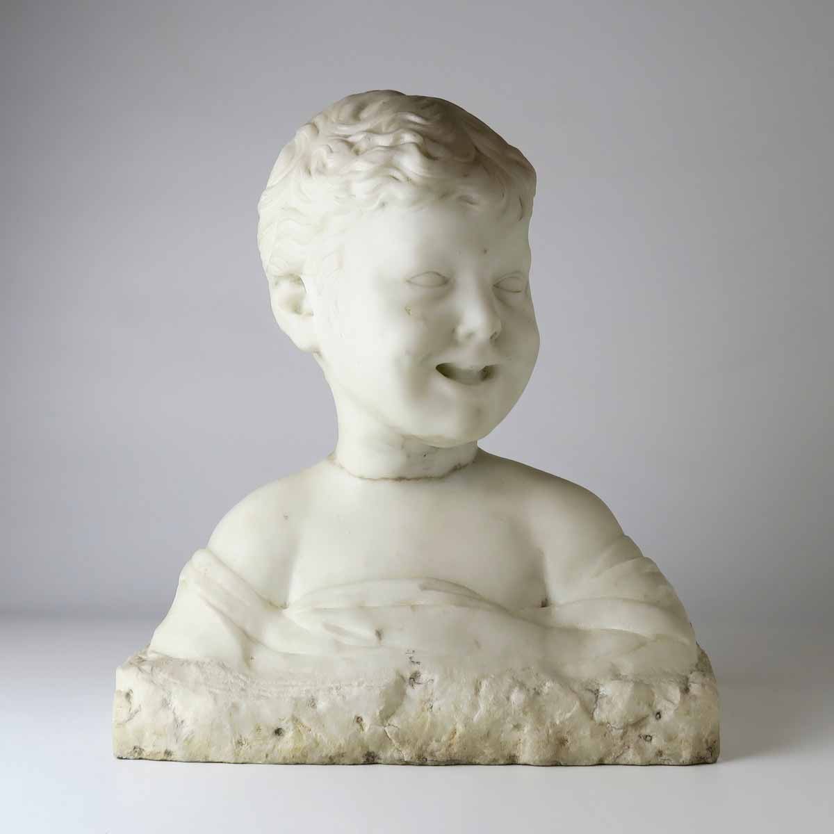 Desiderio da Settignano (1430 - 1464) - /napodobitel/ | Smějící se dítě