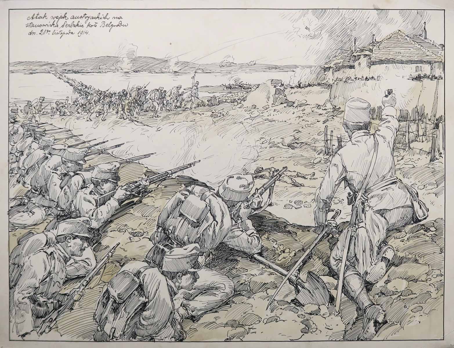 Zykmund Werciak | 3 výjevy z I. světové války