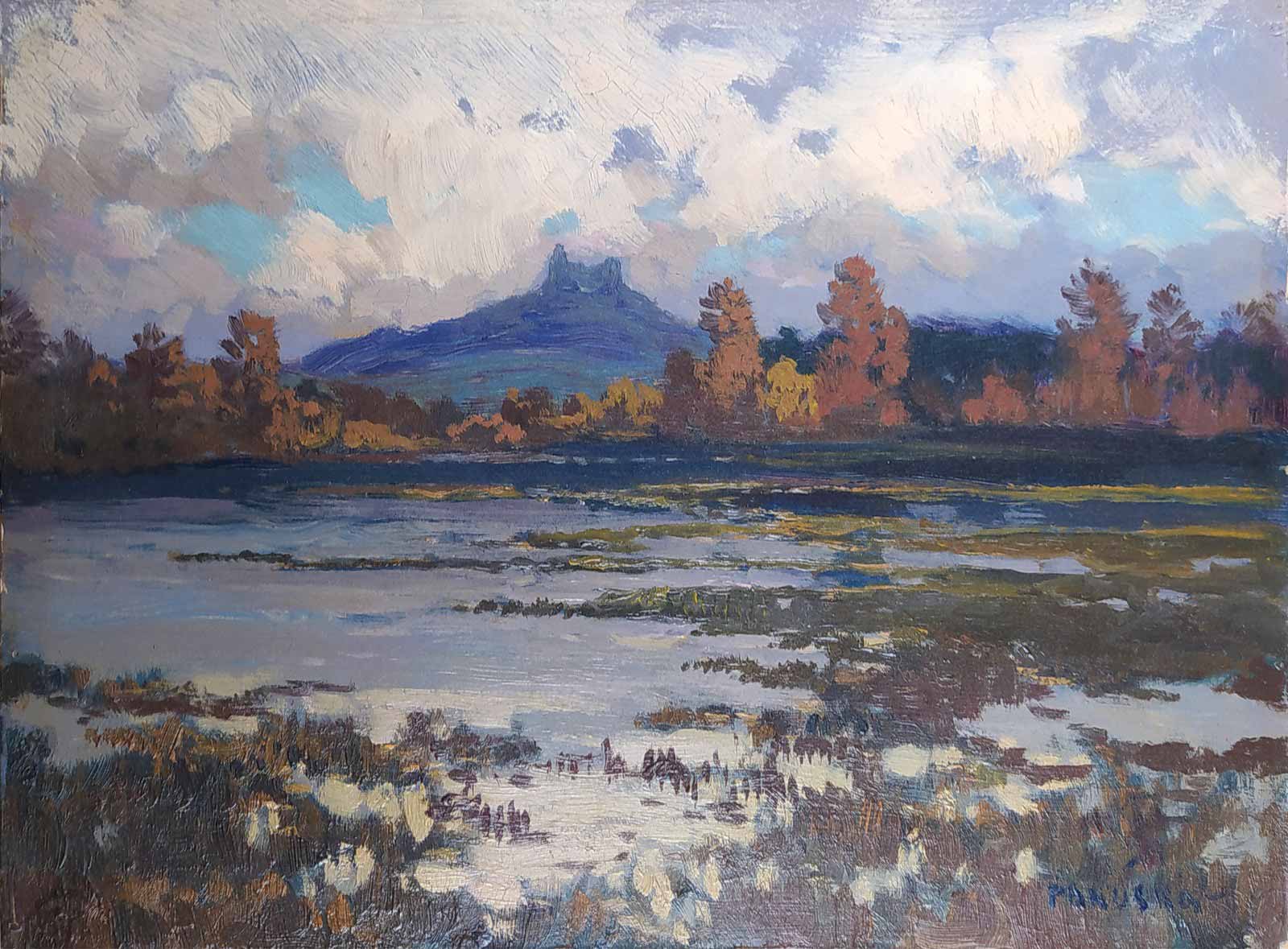 Jaroslav Panuška (1872 - 1958) - Pohled na Trosky