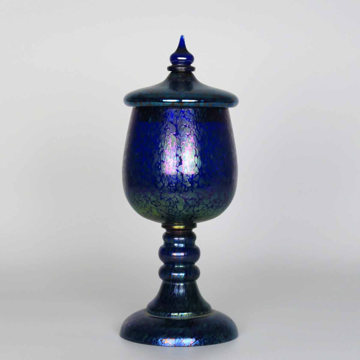 Pohár s víkem - Lötz