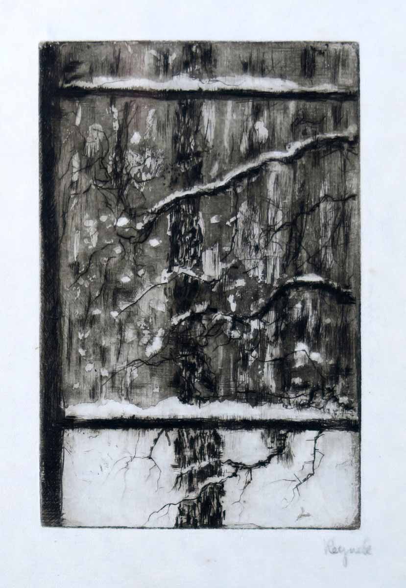 Bohuslav Reynek (1892 - 1971) - Zasněžené okno