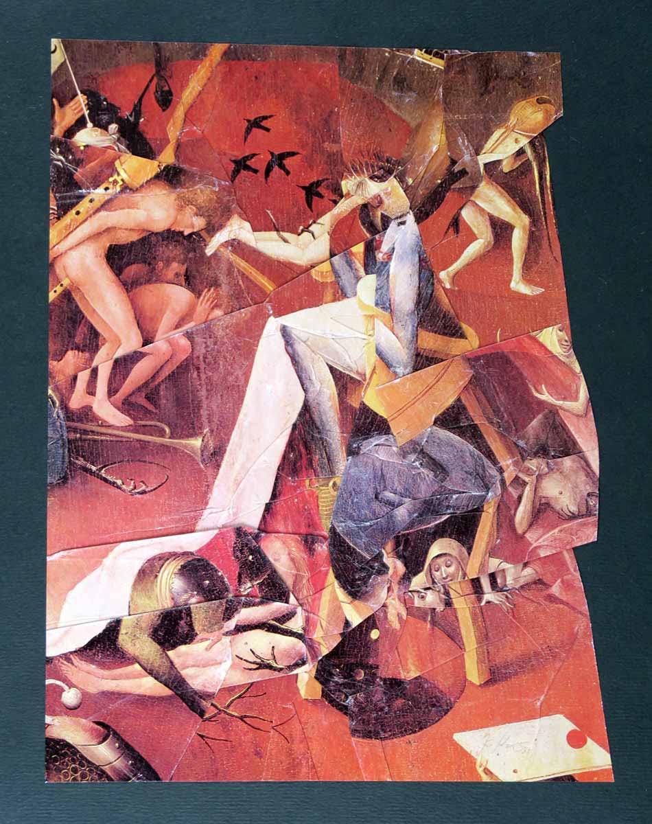 Jiří Kolář (1914 - 2002) - Hommage a Hieronymus Bosch I.