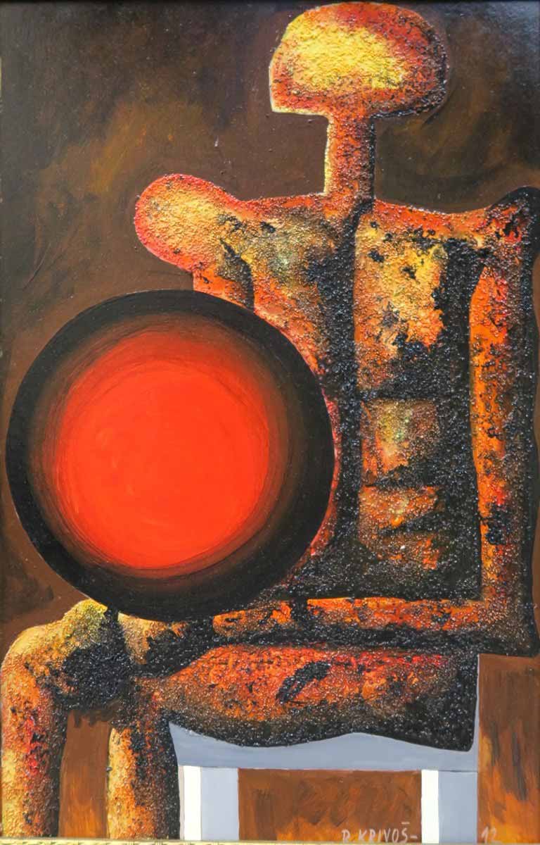 Rudolf Krivoš (1933 - 2020) - Muž s balónom