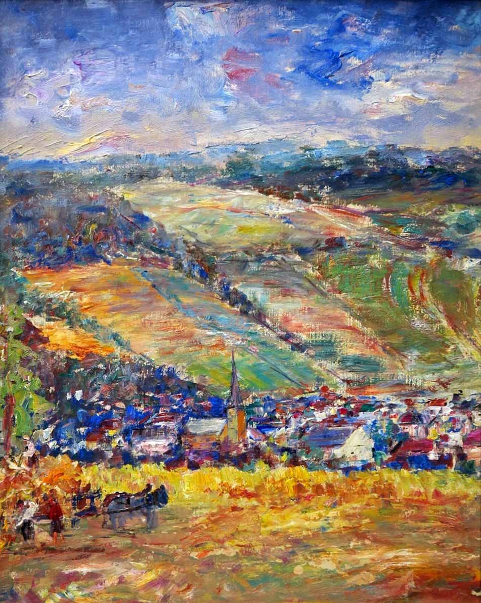 Ferdinand Kotvald (1898 - 1980) - Pohled na městečko