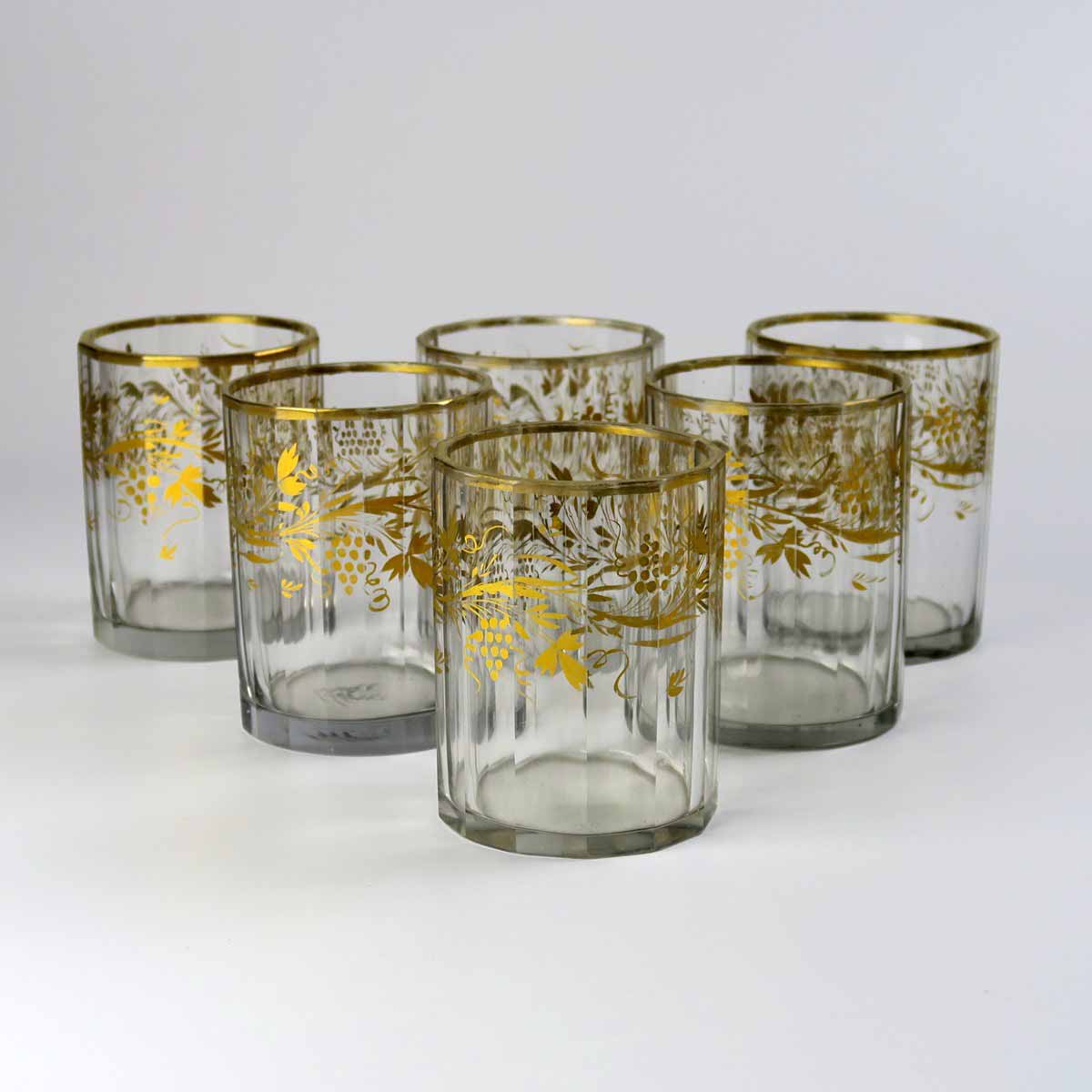 Sada 6 rokokových číší