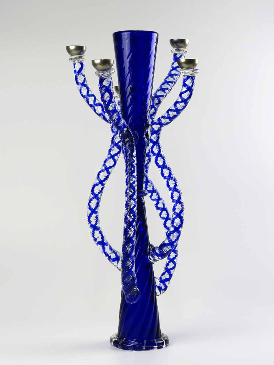 Bořek Šípek (1949 - 2016) - Modrý svícen