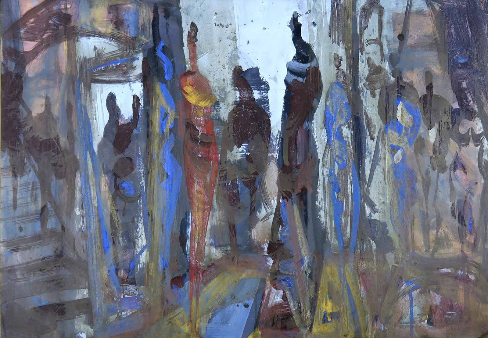 Karel Souček (1915 - 1982) - Postavy v pasáži