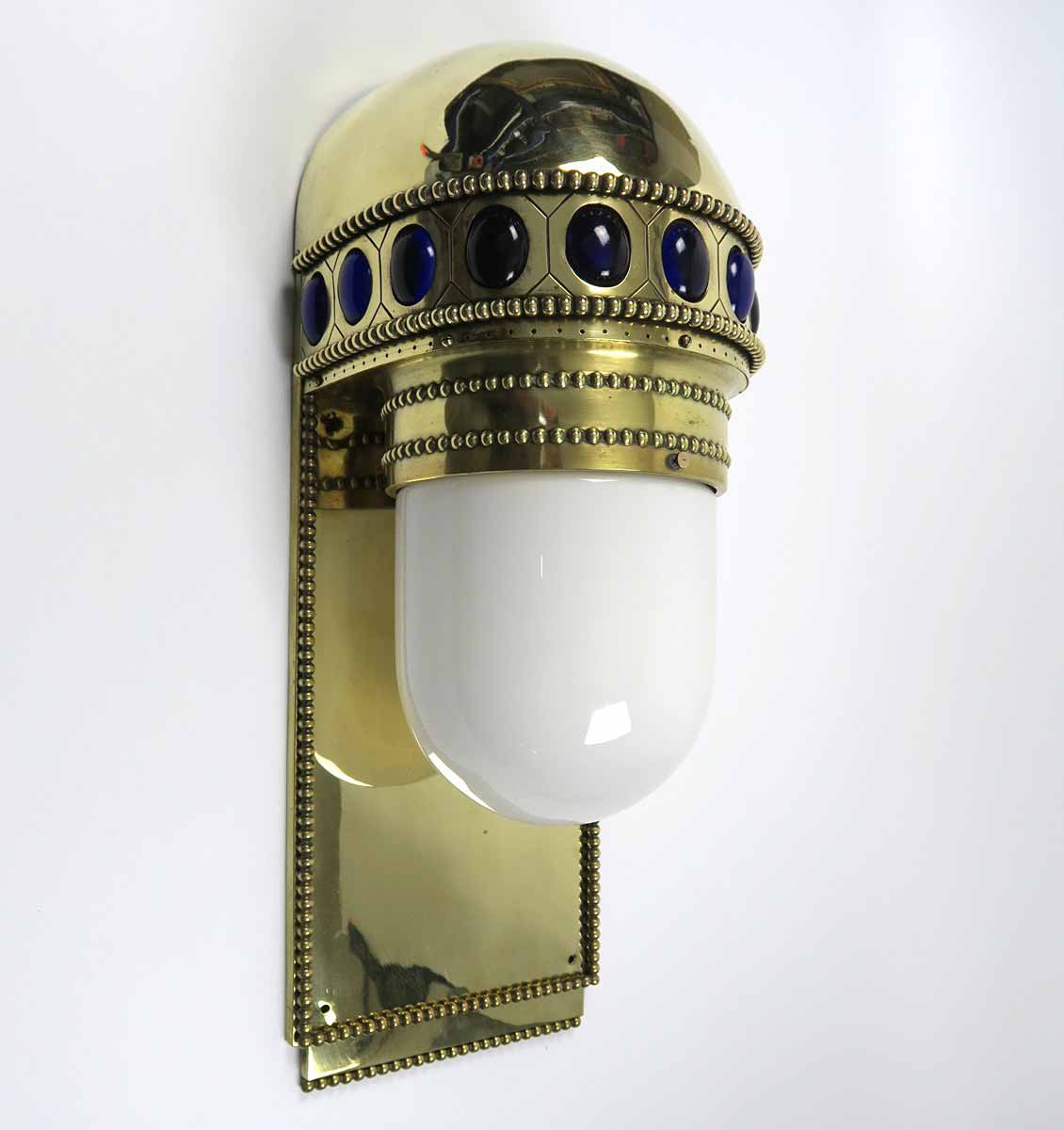 Secesní nástěnné světlo