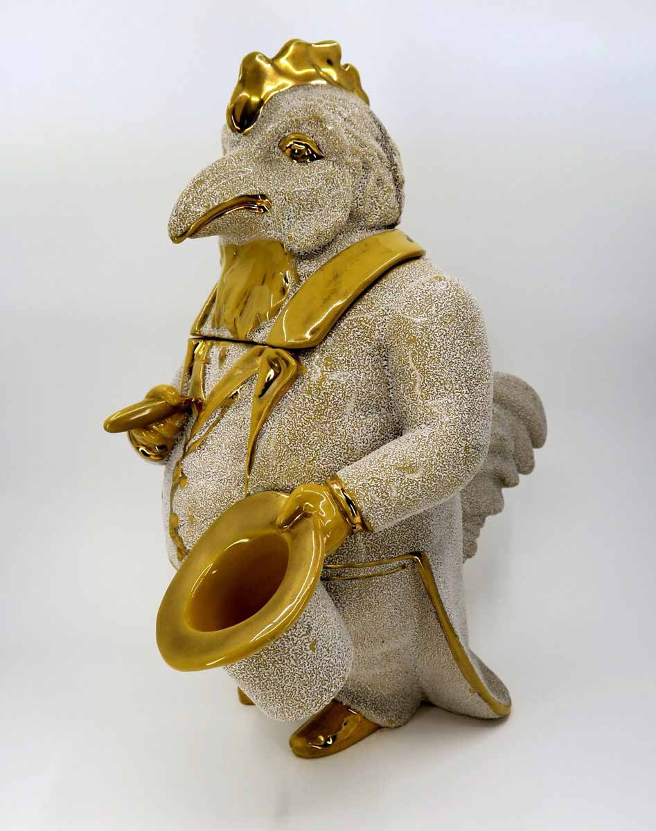 Dóza ve tvaru kohouta