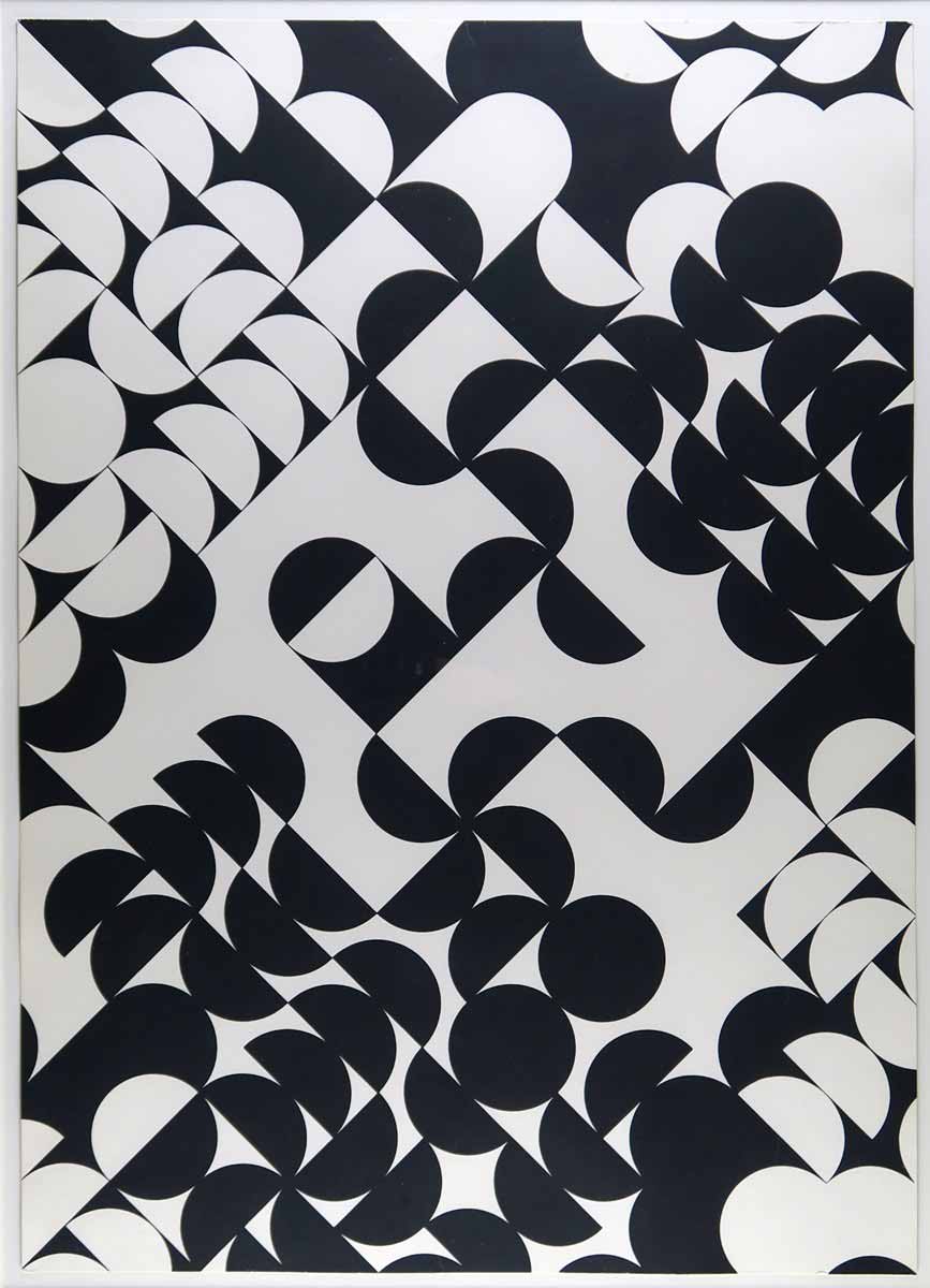 Zdeněk Sýkora (1920 - 2011) - Černobílá struktura