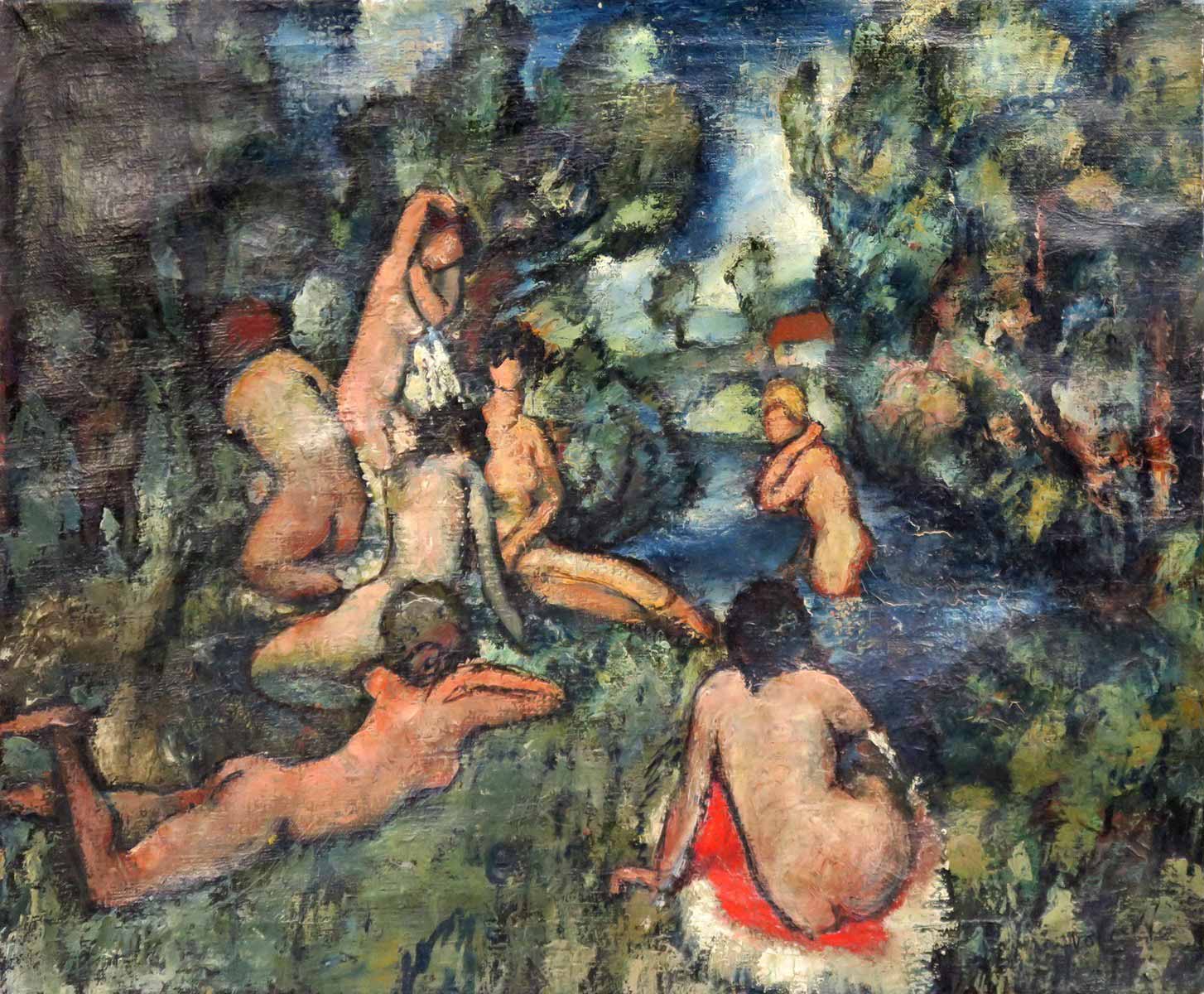 František Vobecký (1902 - 1991) - Koupání