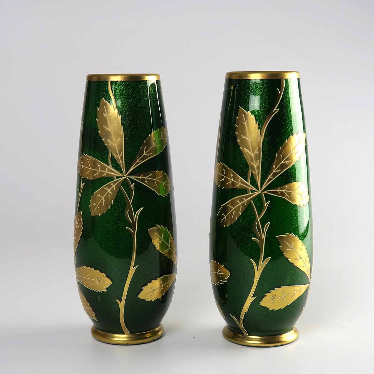 Pár secesních váz - Harrachov