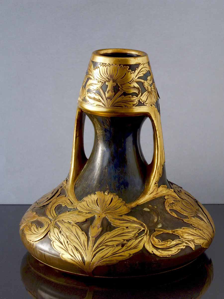 Secesní váza s montáží, Peter Behrens