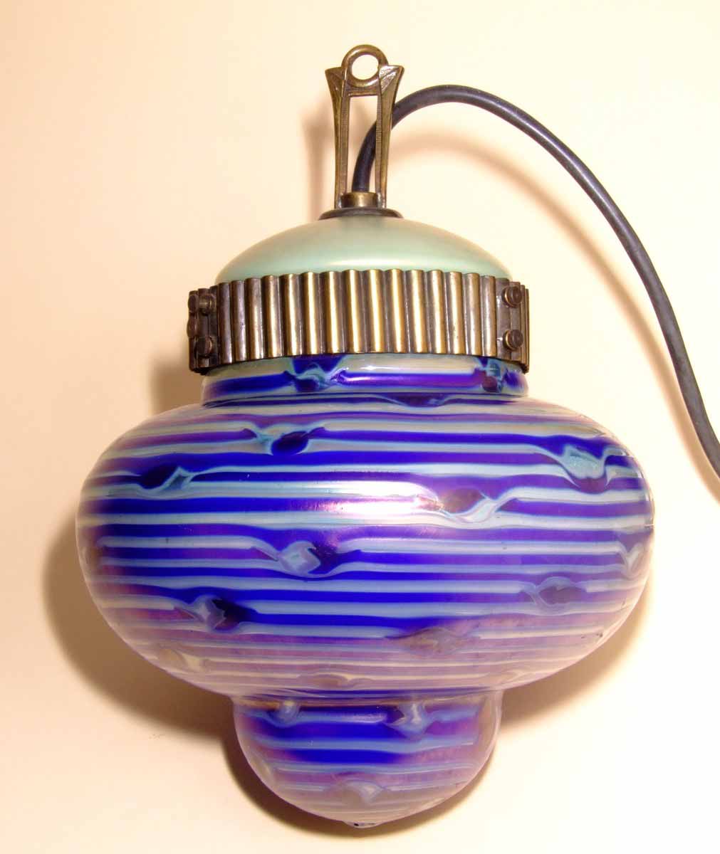 Nástropní lampa, Otto Prustscher, Loetz