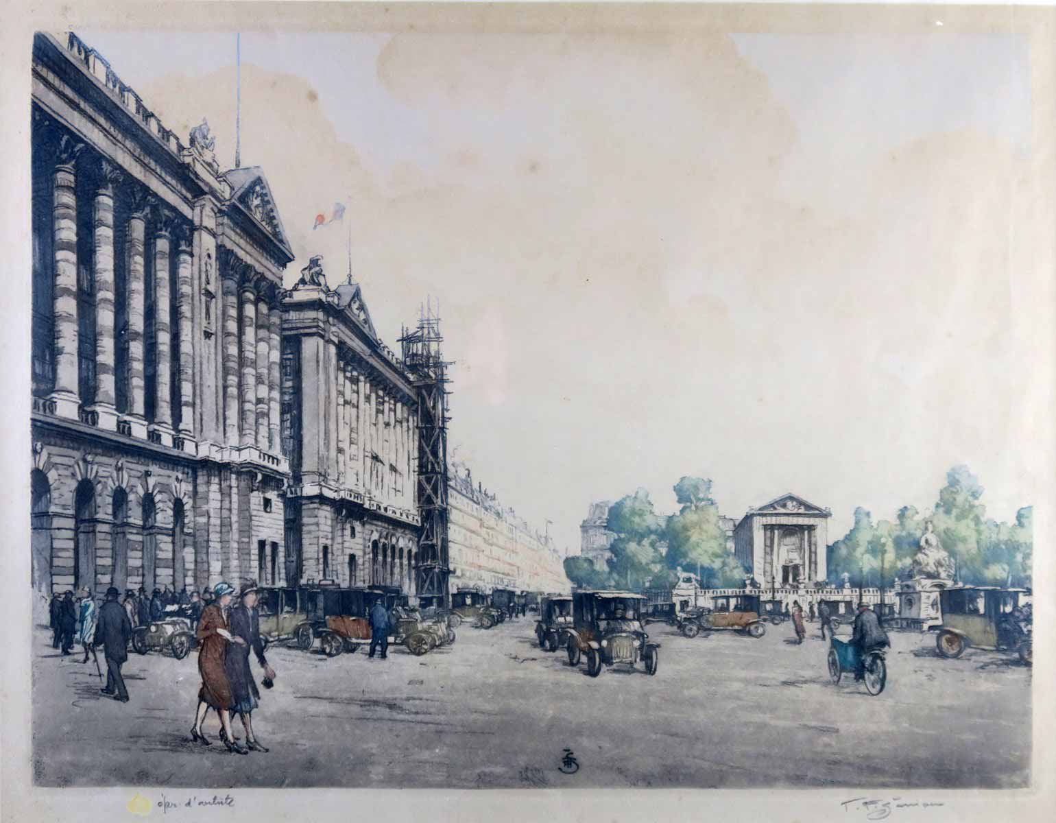 František Tavík Šimon (1877 - 1942) - Place de la Concorde