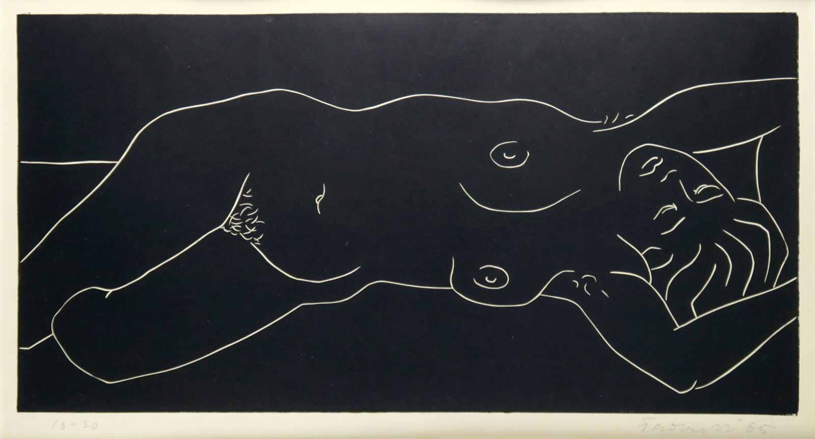 Ota Janeček (1919 - 1996) - Ležící dívčí akt