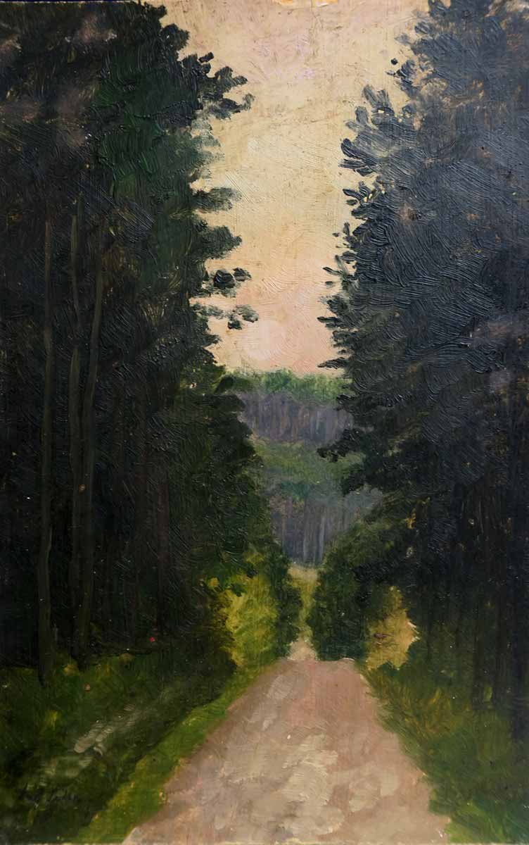 Augustin Satra (1877 - 1909) - Cesta v lese