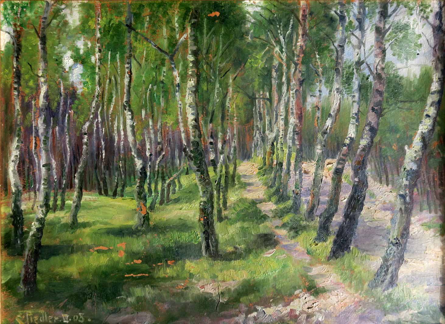 Eduard Fiedler (1871 - 1931) - Březový háj