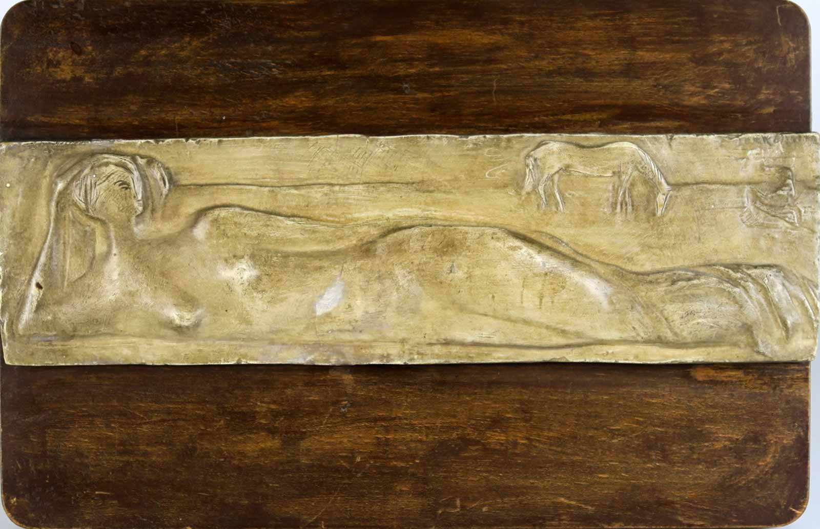 Jan Kodet (1910 - 1974) - Ležící akt s koněm