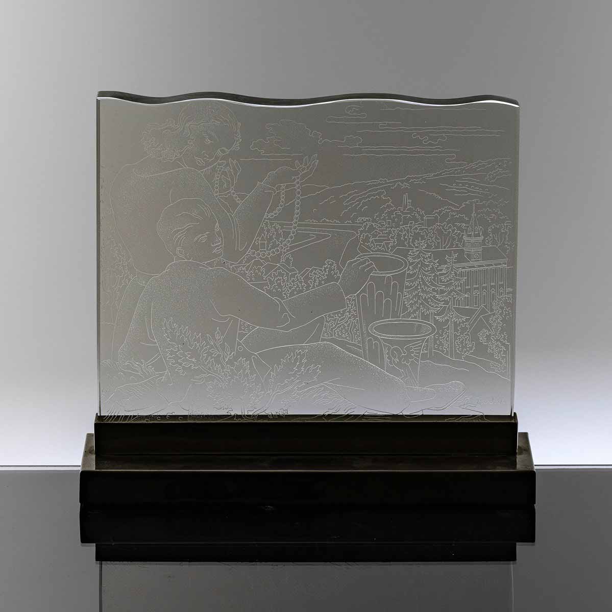 Zdeněk Juna (1897 - 1975) - Reliéf "Mladý pár"