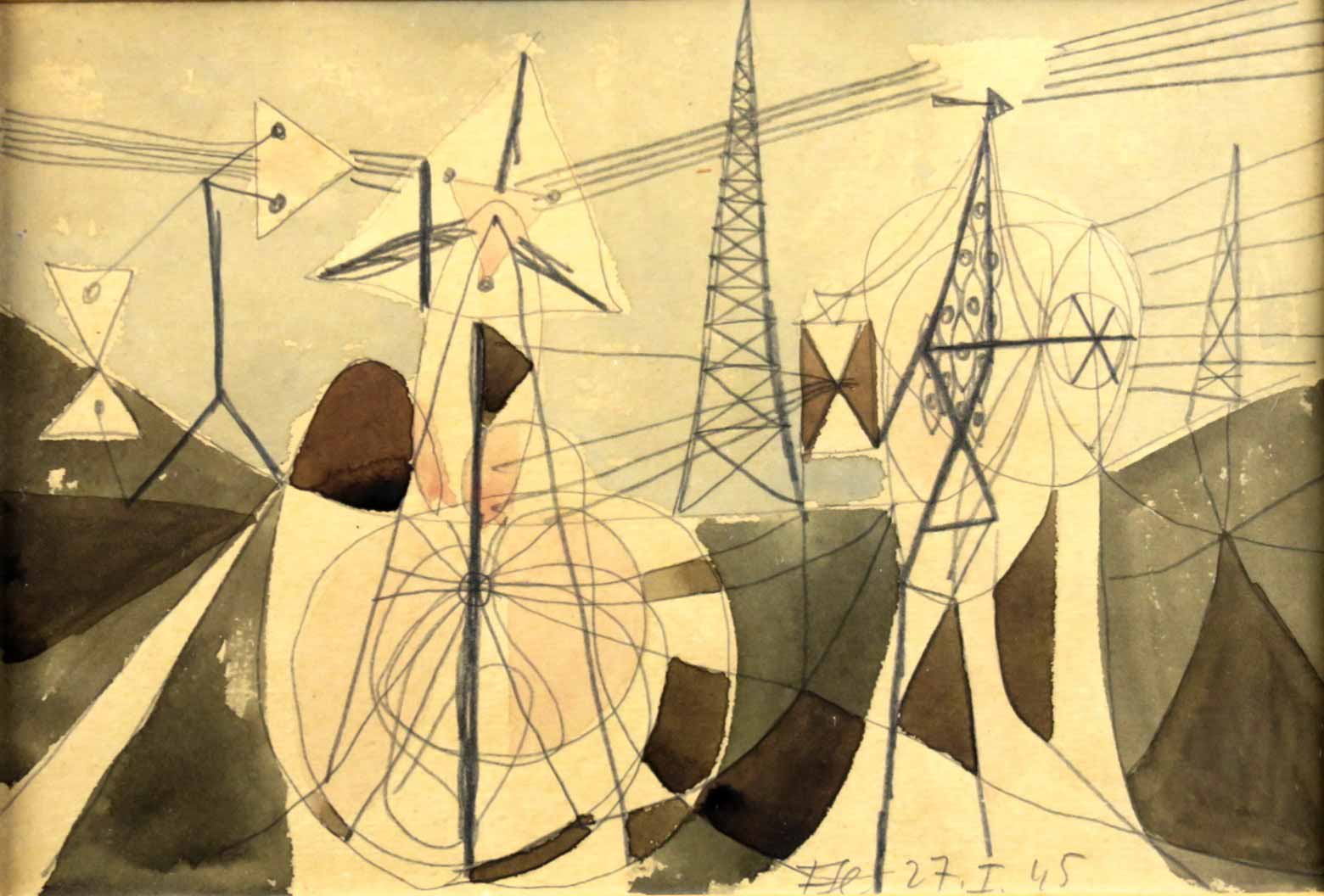 František Hudeček (1909 - 1990) - Elektrické vedení