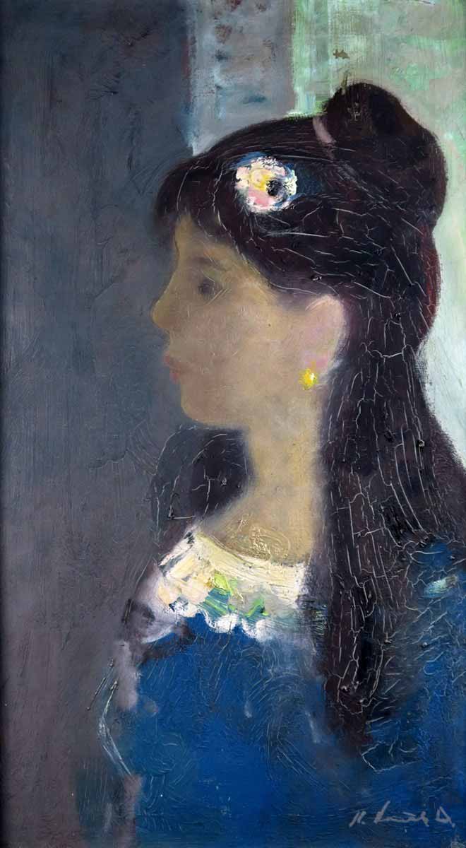 Karel Souček (1915 - 1982) - Portrét dívky