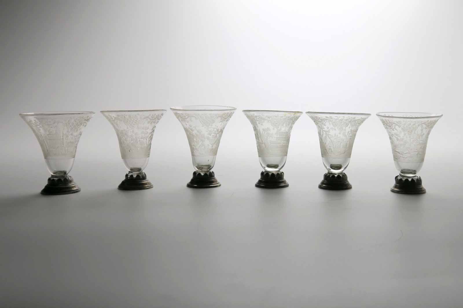 Sada 6 odlivek na pálenku