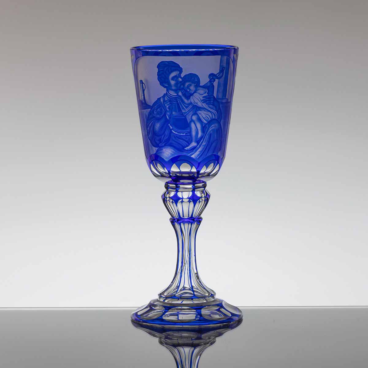 Luxusní pohár "Válečník a jeho syn"