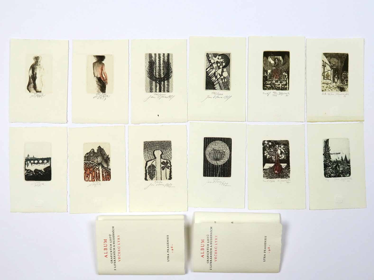 Album grafických listu z literárních a hudebních večerů Lyry 1981 (2x)