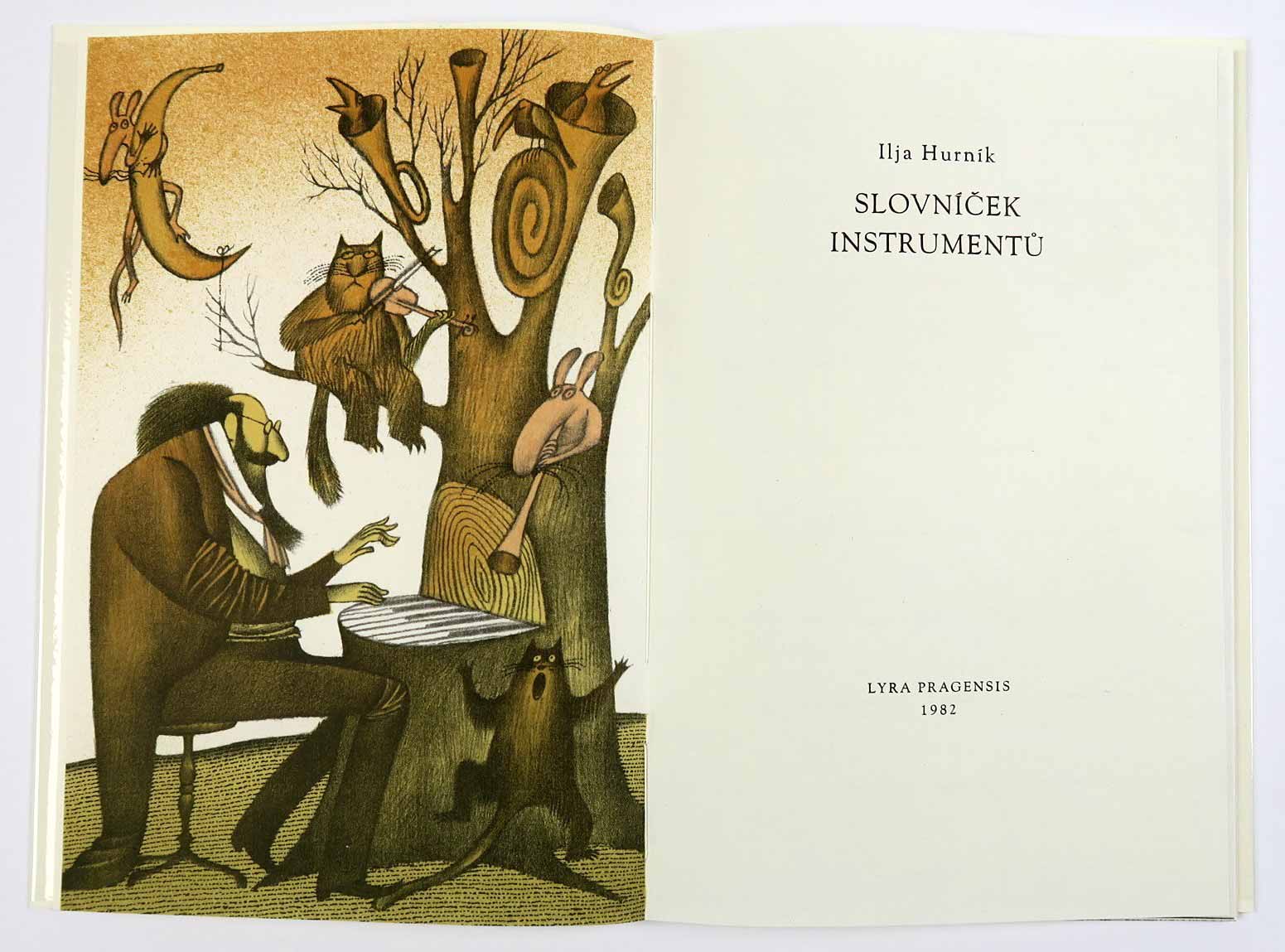 Adolf Born (1930 - 2016) - Ilja Hurník: Slovníček instrumentů