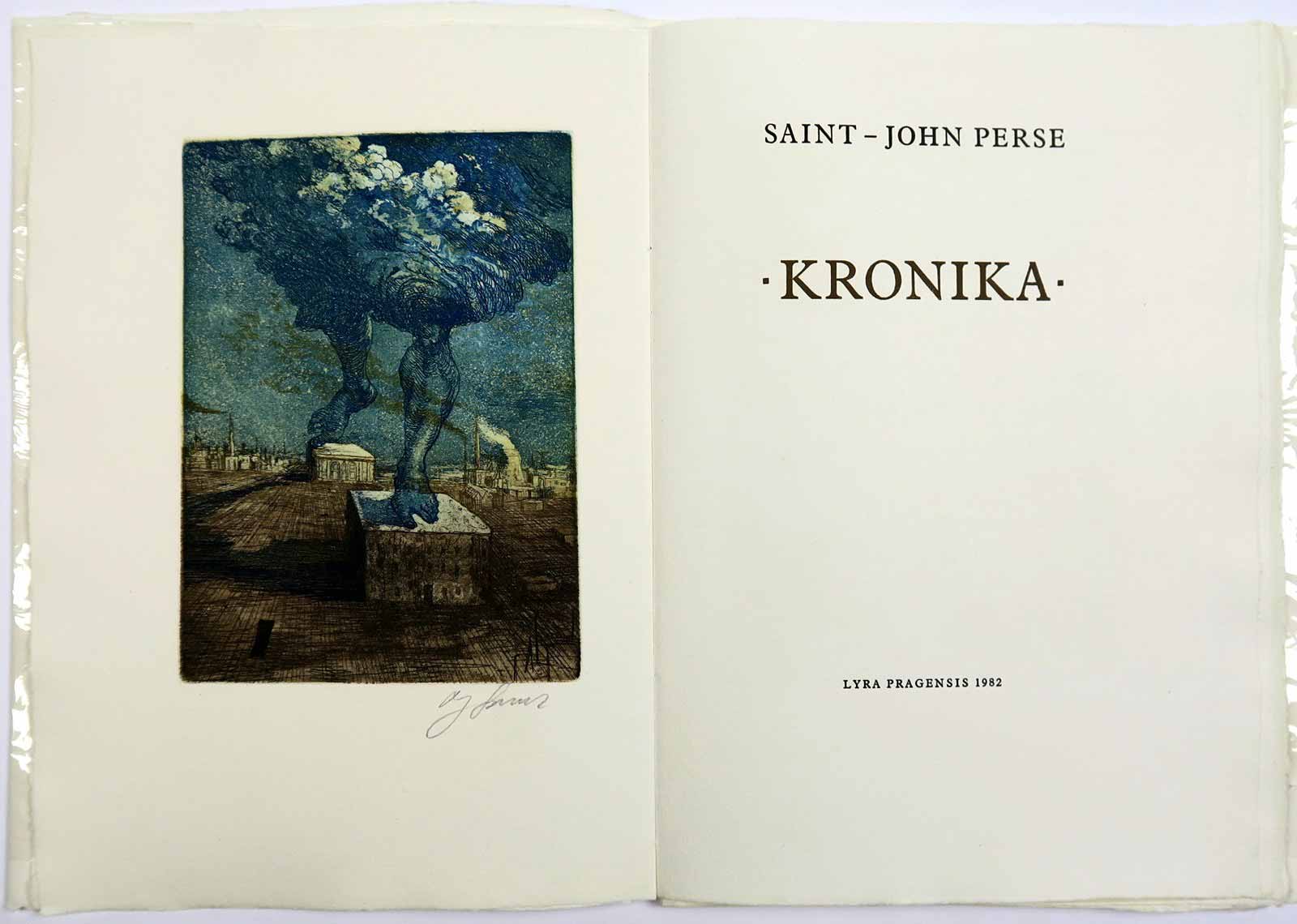 Jan Souček (1941 - 2008) - Saint-John Perse: Kronika
