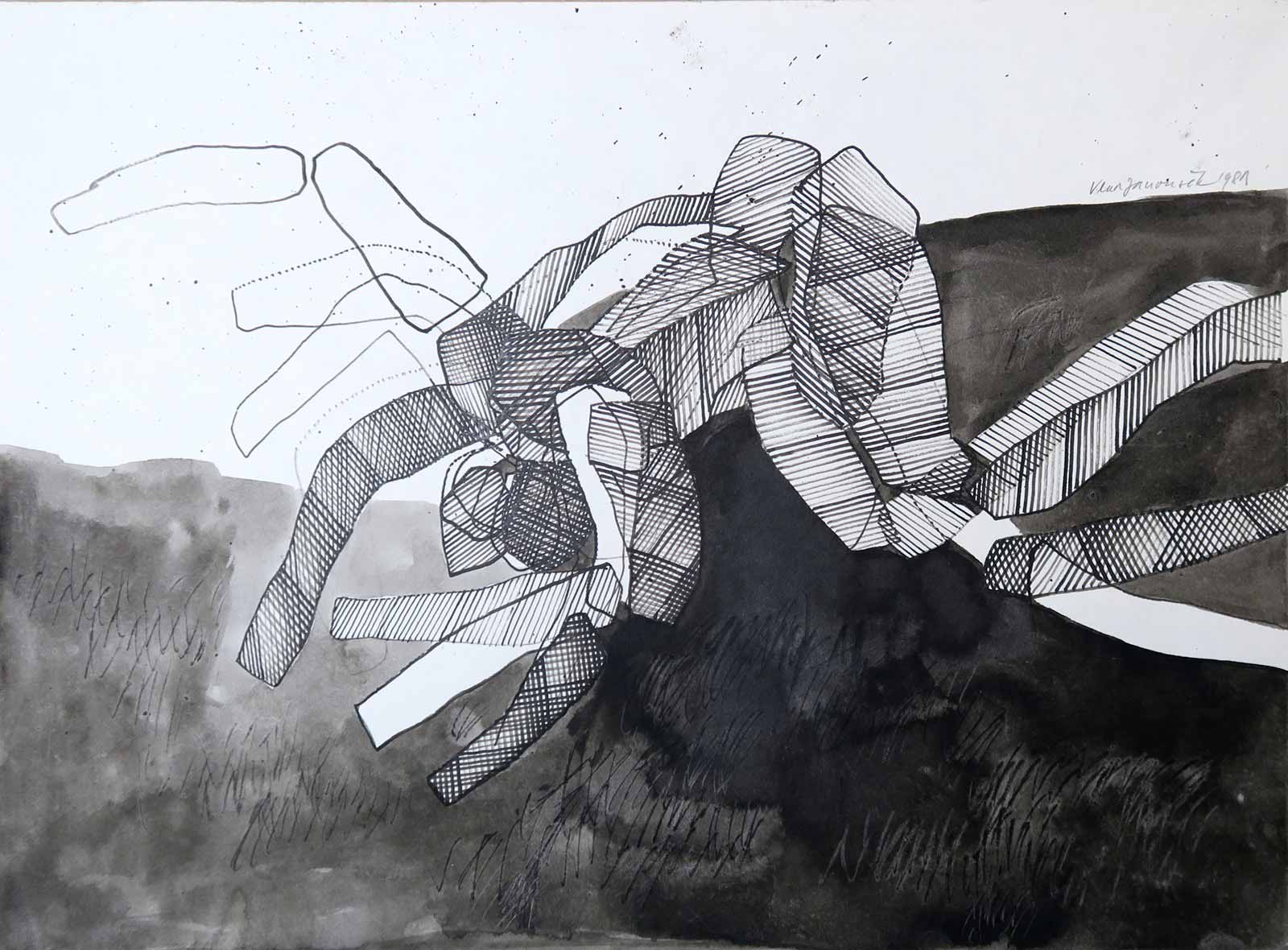 Vladimír Janoušek (1922 - 1986) - Pád