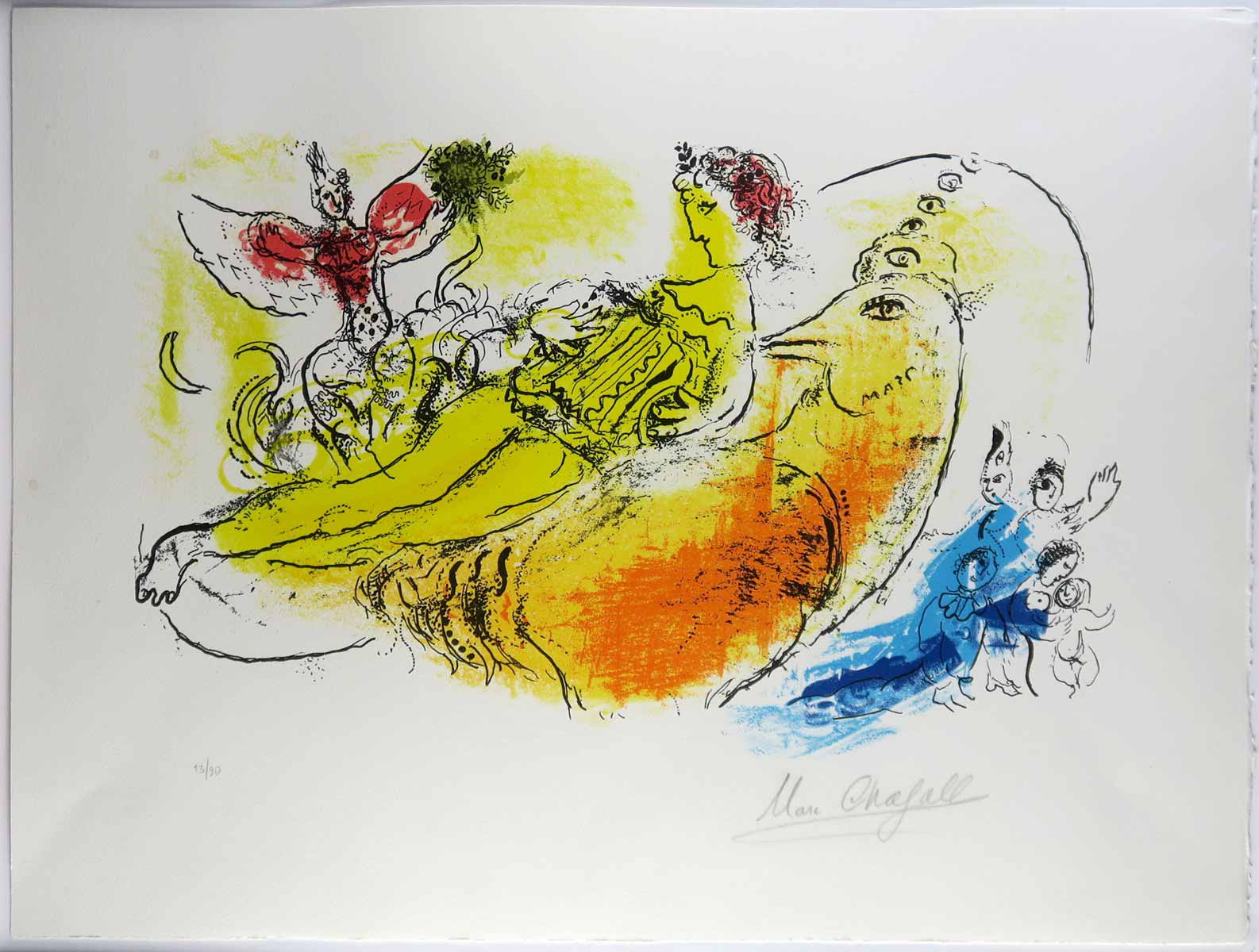 Marc Chagall (1887 - 1985) - L´accordéoniste