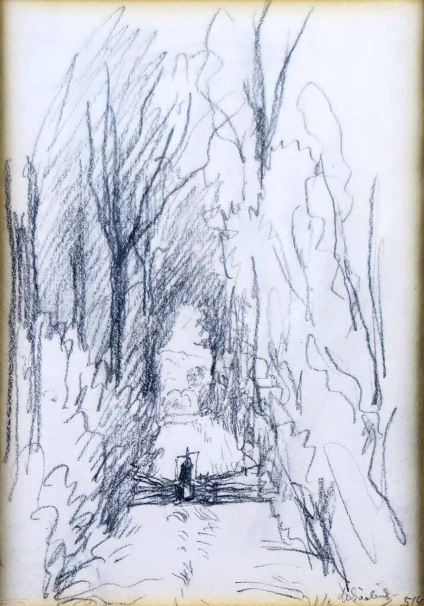 Max Švabinský (1873 - 1962) - Past na divokou zvěř v Oboře