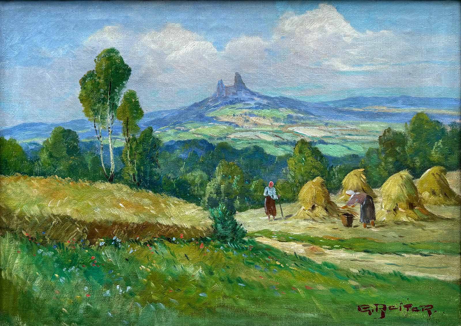 Gustav Reiter (1895) - Pohled na Trosky