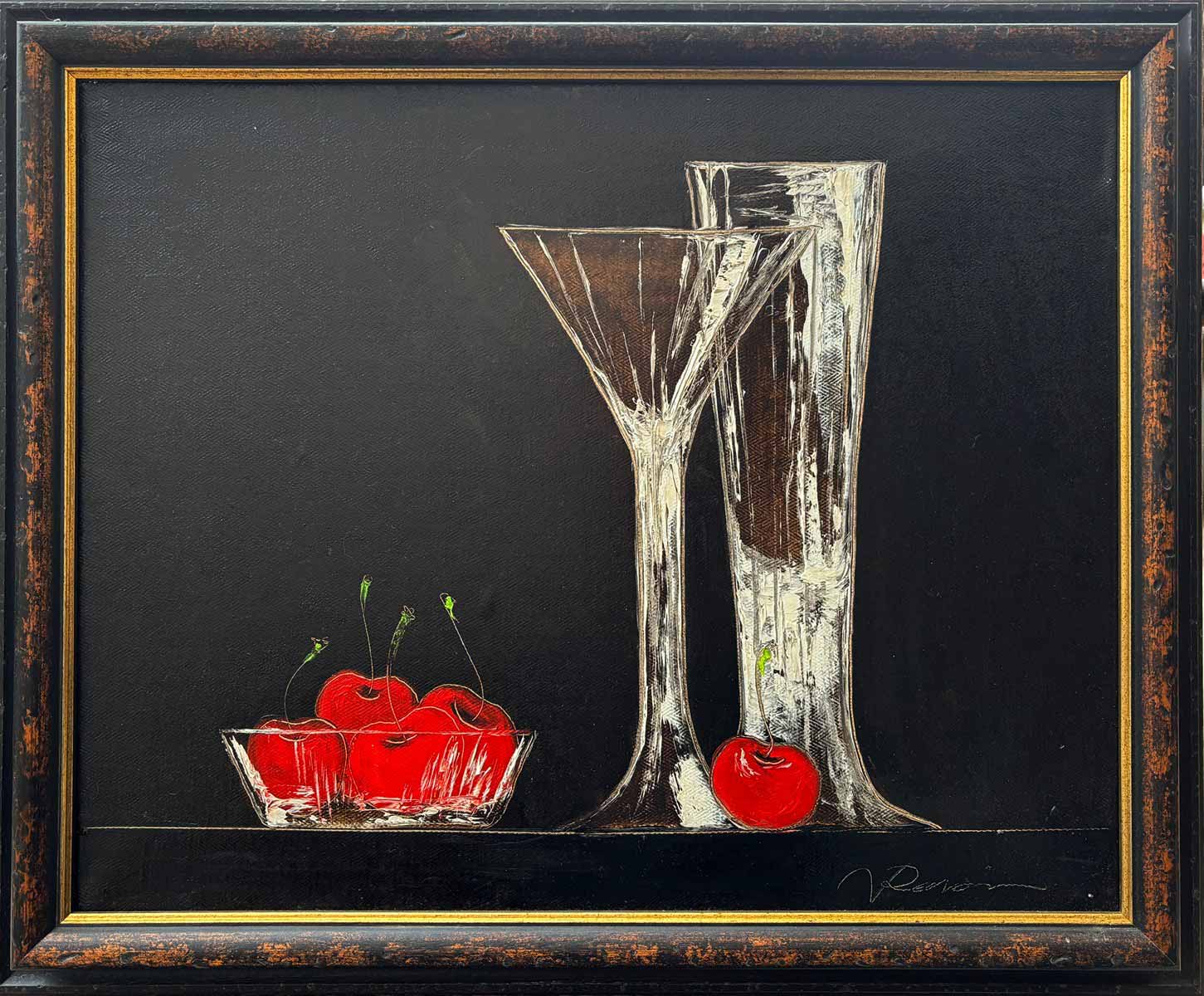 Jan Rapin (1956) - Zátiší s třešněmi