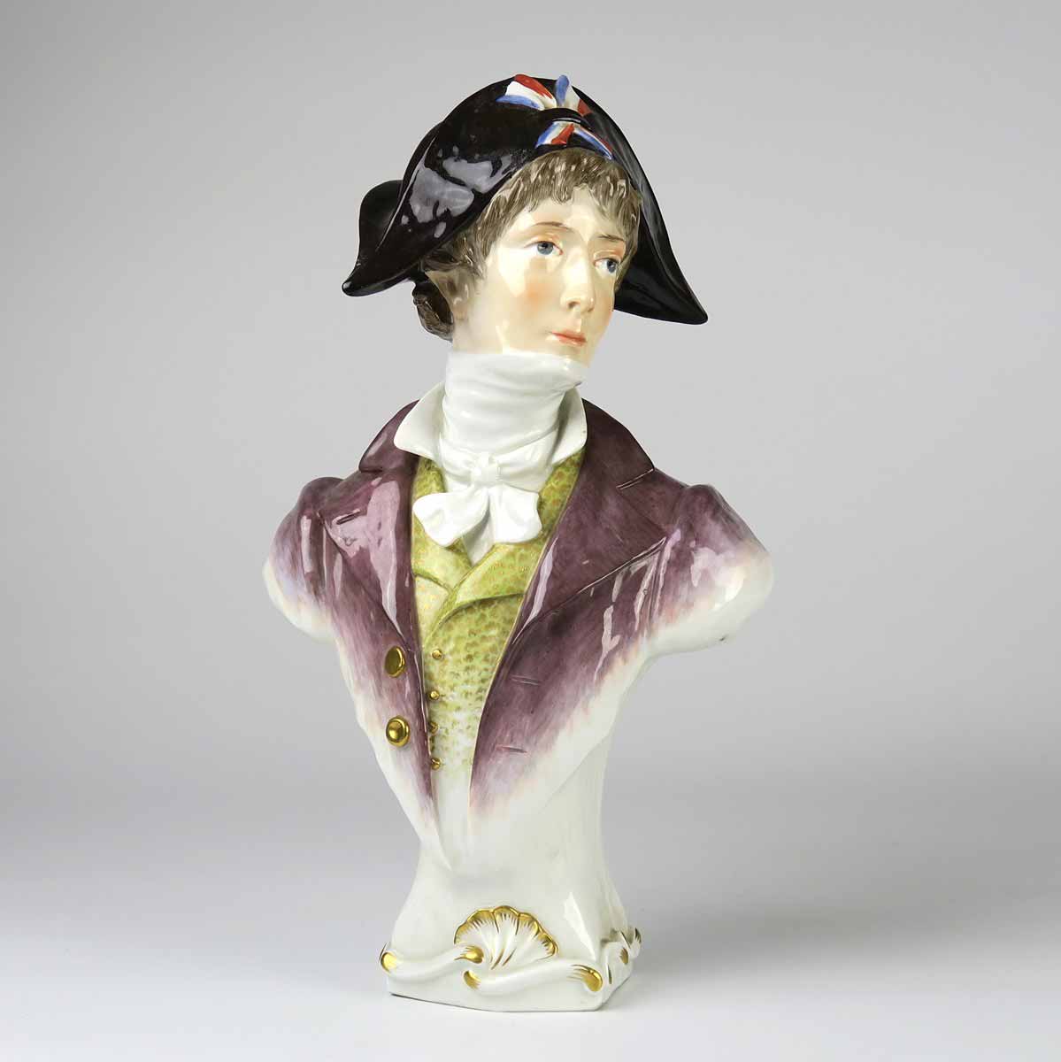 Busta kavalíra - Míšeň