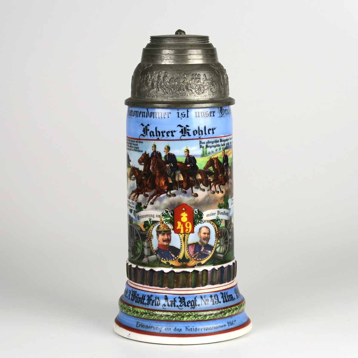 Vojenský "kanonýrský" korbel